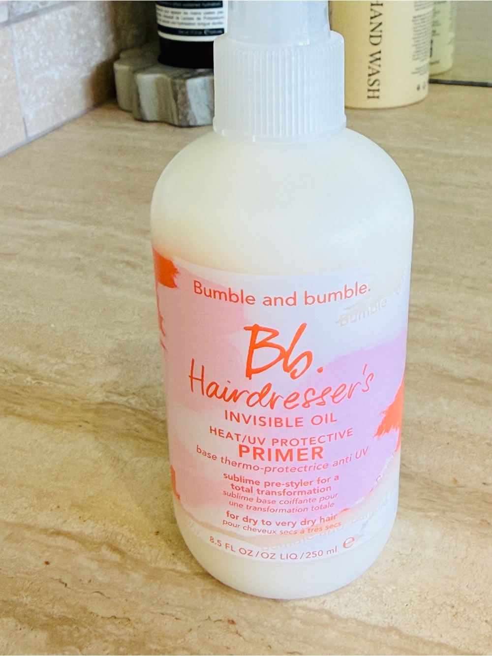 NWT Bumble and bumble Hairdresser's Invisible Oil Primer 8.5 oz